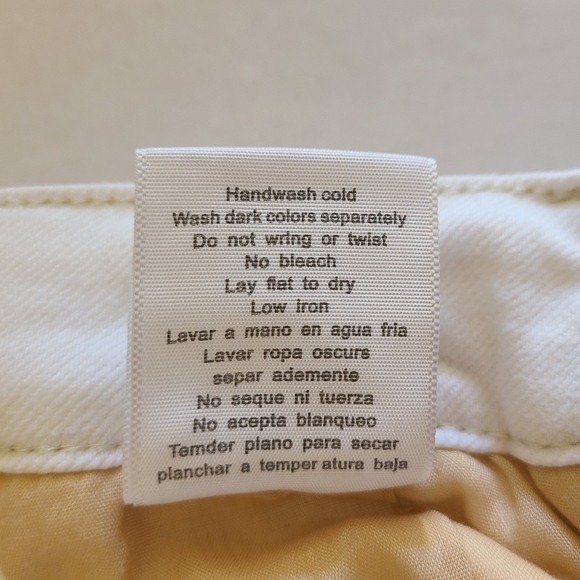 Judy Blue Wide Leg Crop 5 Button Fly Jeans White Sz 3/26 - Picture 9 of 16